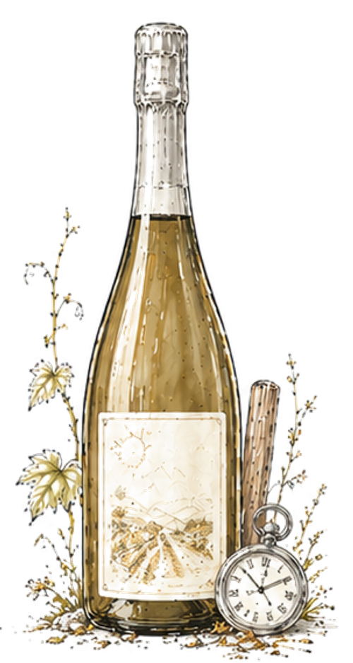 Millésimé vintage Champagne.