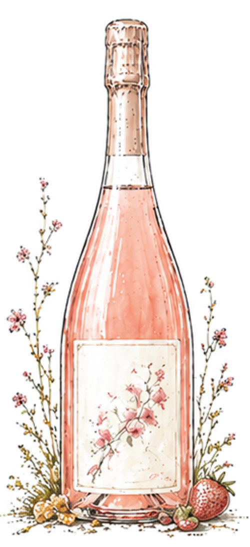 Rosé Champagne cuvée.